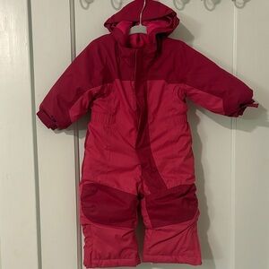 L.L. Bean Two-tones Pink Infants & Toddlers Cold Buster Hooded Snowsuit, 6m-12m